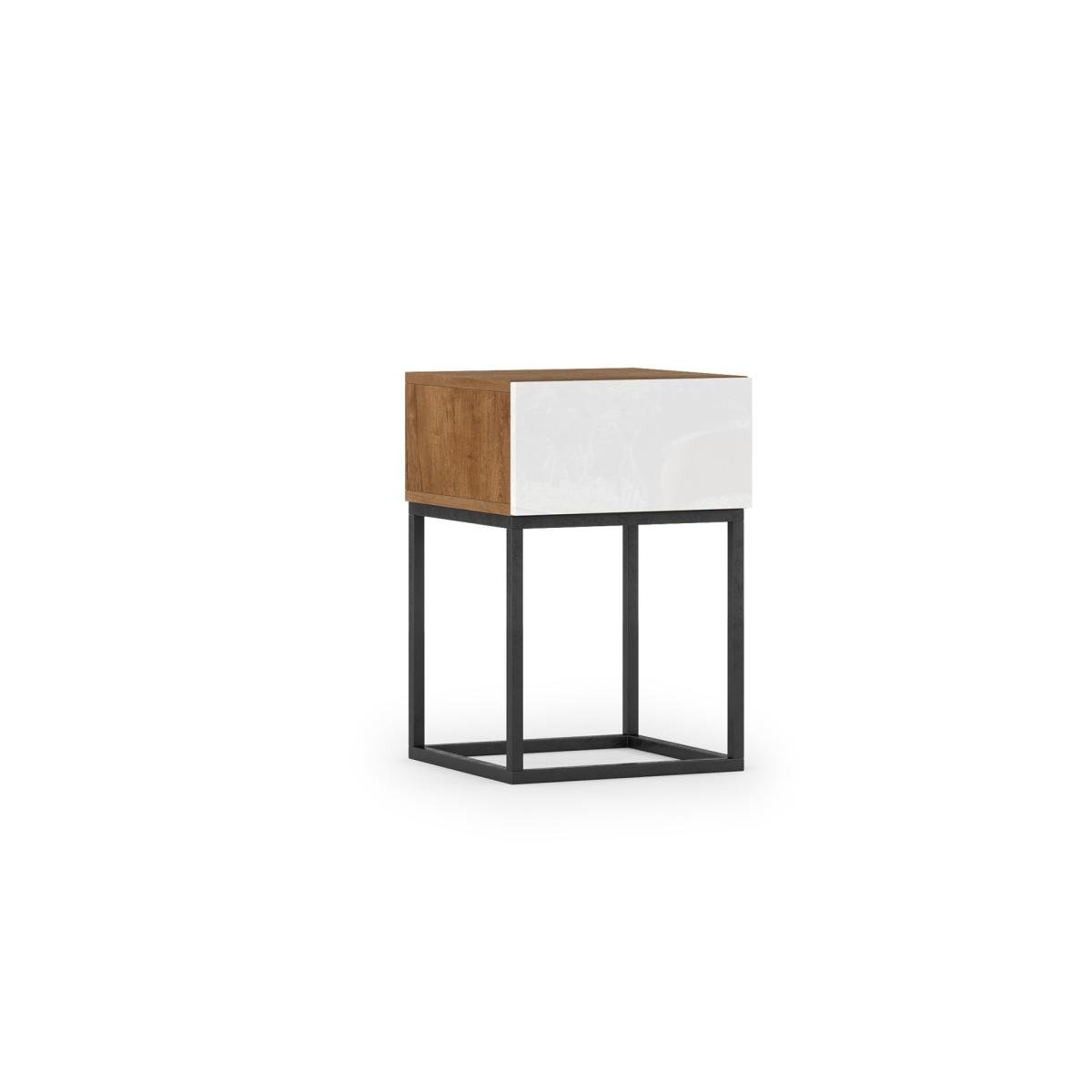 Öökapp Avorio 40 Bedside table Artisan Oak/White Gloss