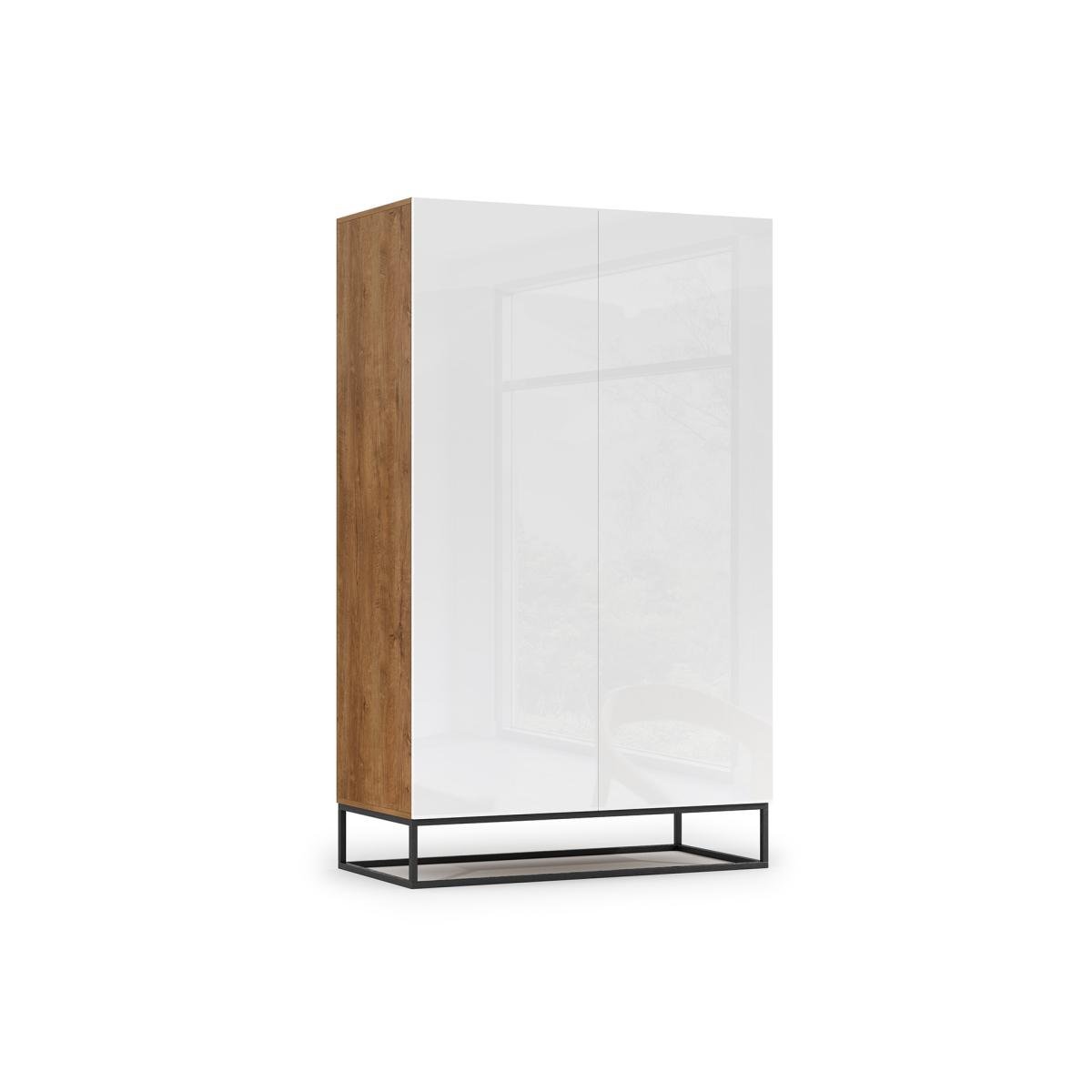 Avorio 120 Wardrobe Artisan Oak/White Gloss