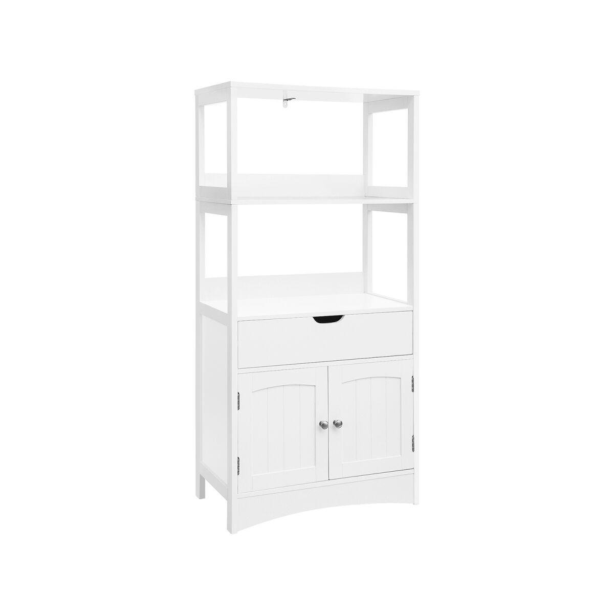 Large White Bathroom Cabinet