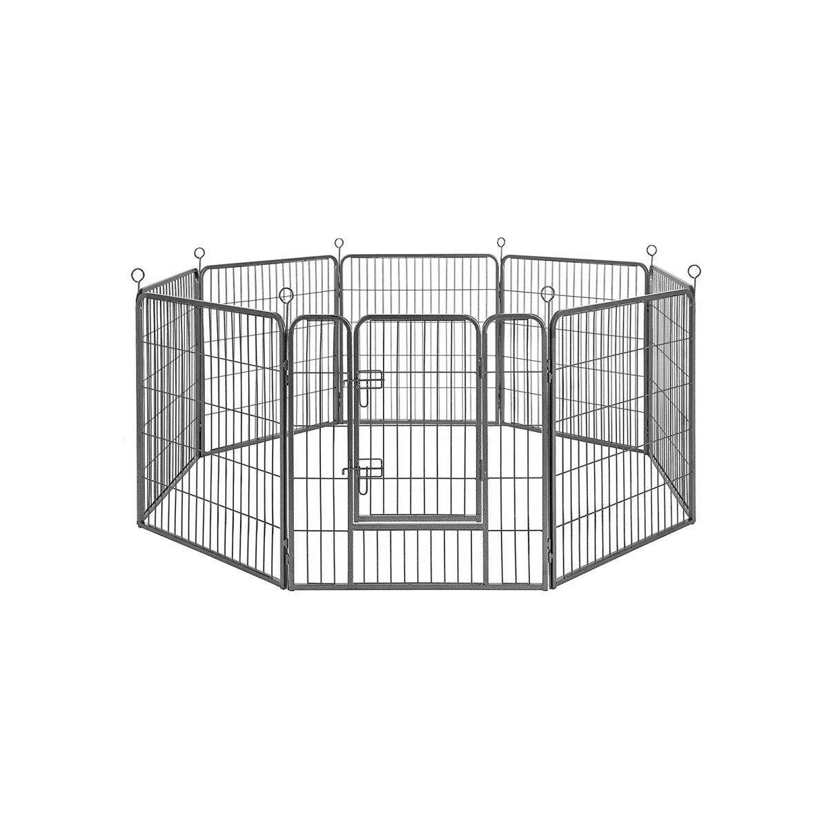 Kaheksast Metallpaneelist Koera aedik