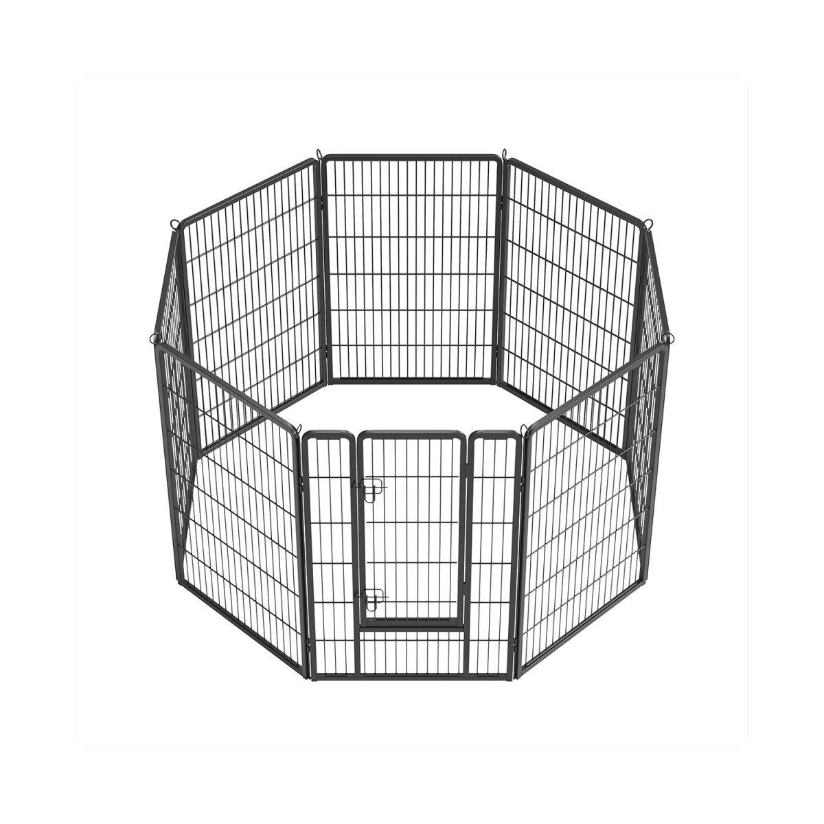 Free Roaming Dog Pen with 8 Wire Panels Each Measuring 77 x 120 cm