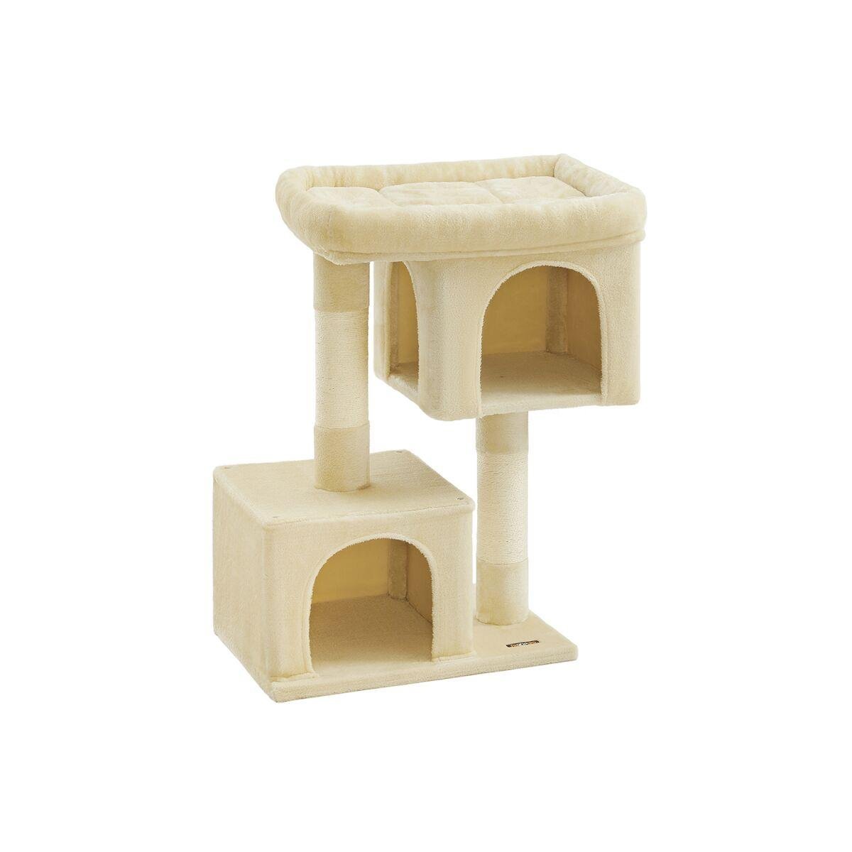 Extra Large Cat Tree with Spacious Beige Platform