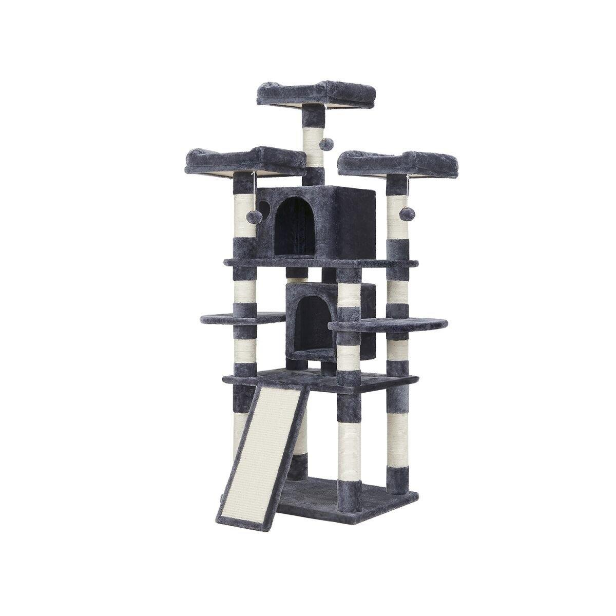 Extra-Large Cat Tree, 172 cm in Smoky Gray