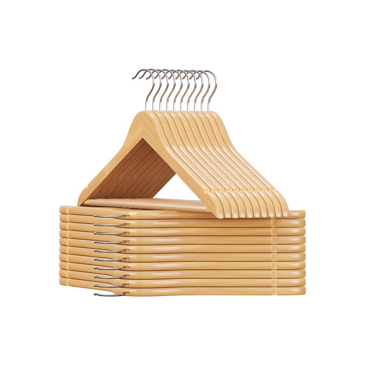 Maple Wood Hangers, Set of 20