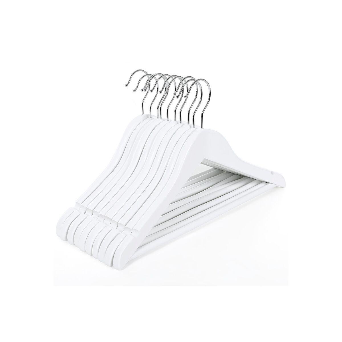 Children’s Maple Wood Hangers, Set of 20, White