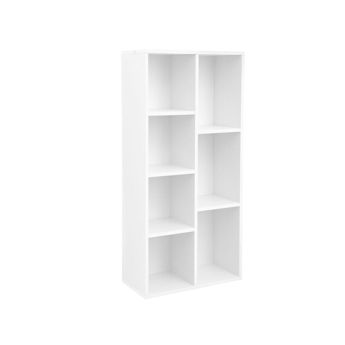 “Simple Bookcase with 7 Shelves – White”