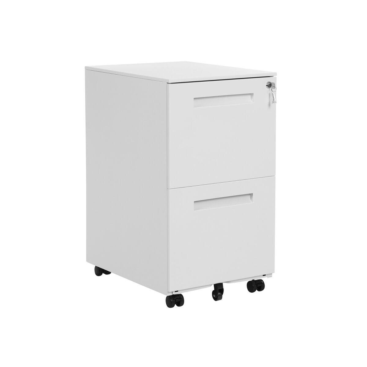 Mobile File Cabinet with 2 Drawers