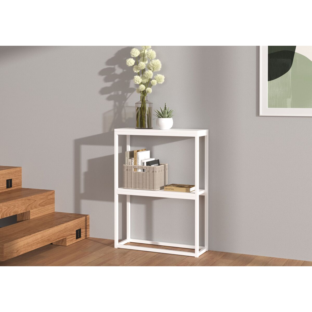 Moodne MASON Konsollaud Esikusse – White + White