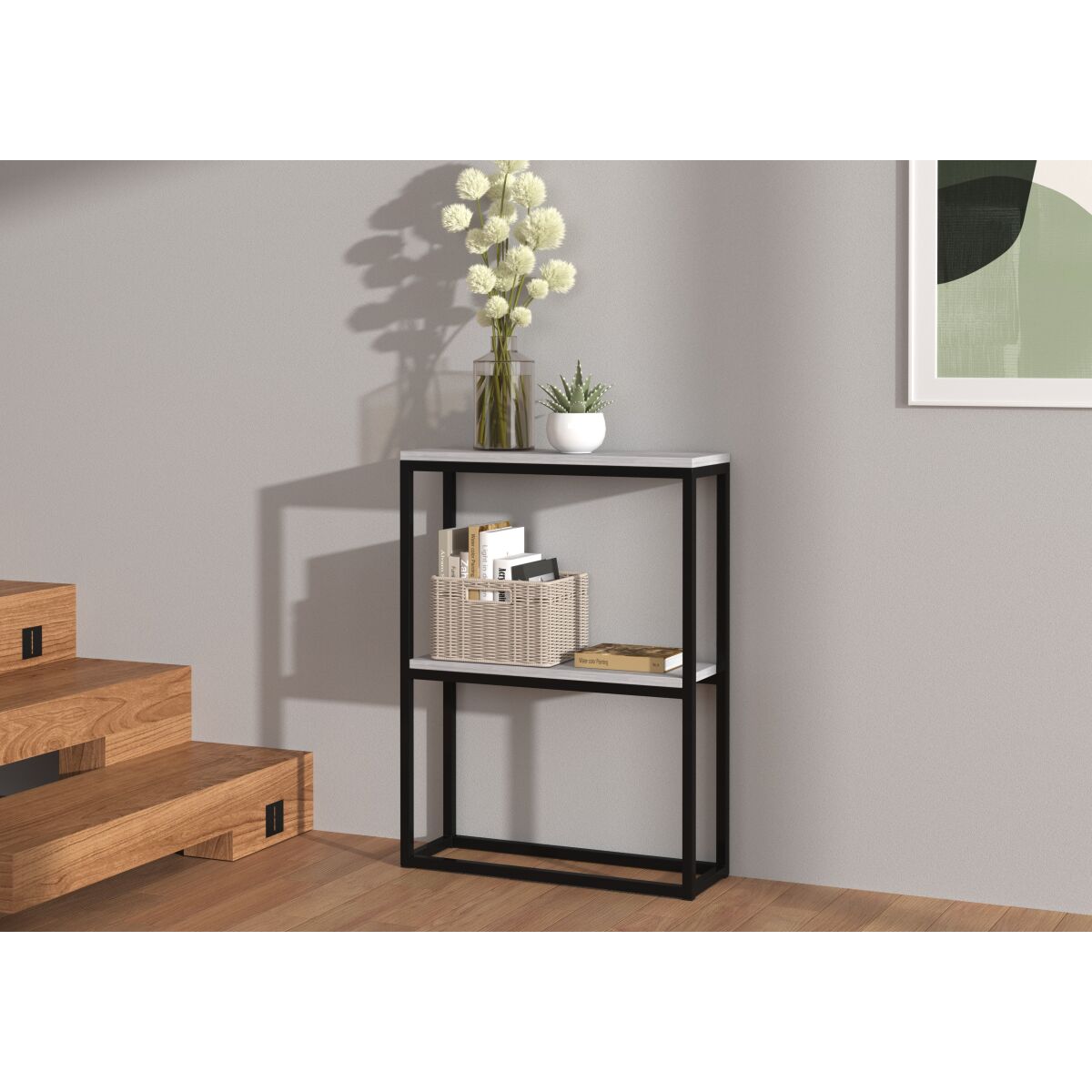 Moodne MASON Konsollaud Esikusse – Black + Beton