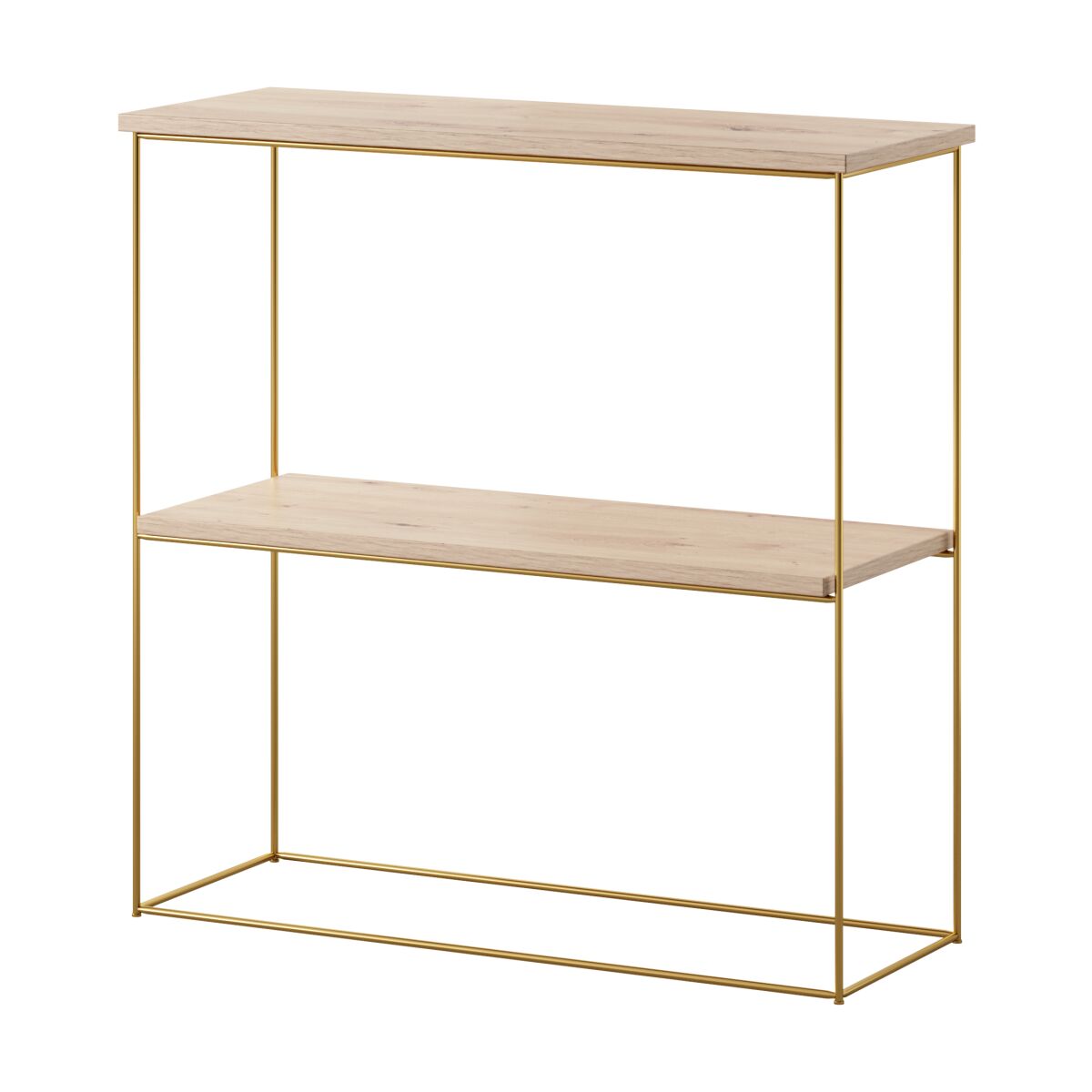 Moodne konsoollaud Toni traatjalgadega – Gold + Artisan