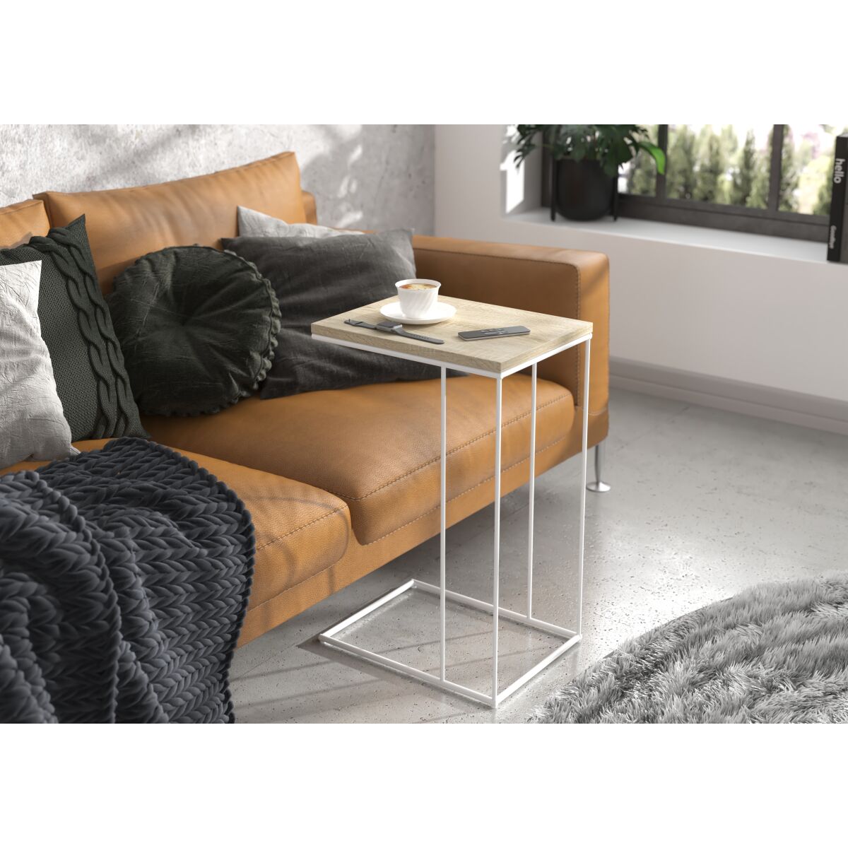 Moodne sülearvutilaud DRU kodukontorisse – White + Sonoma