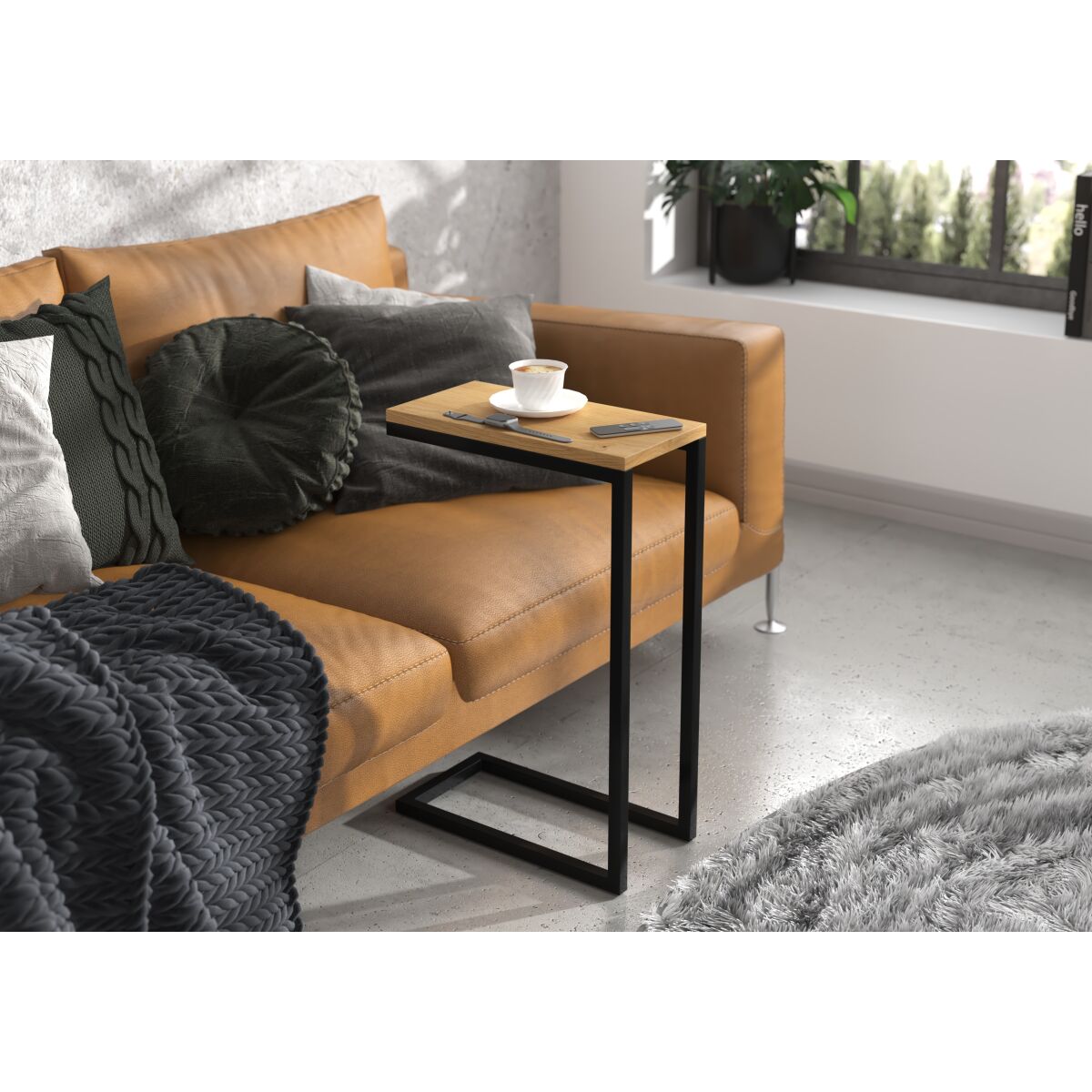 Sülearvutilaud SPARK – Moodne ja Liigutatav Töökoht – Black + Artisan