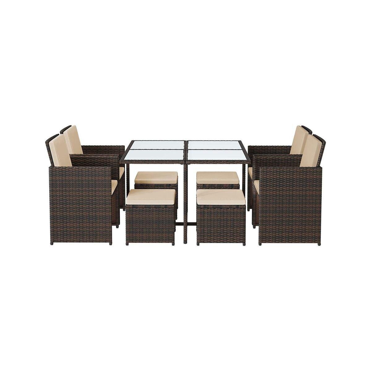 PE Rattan Balcony Furniture Set