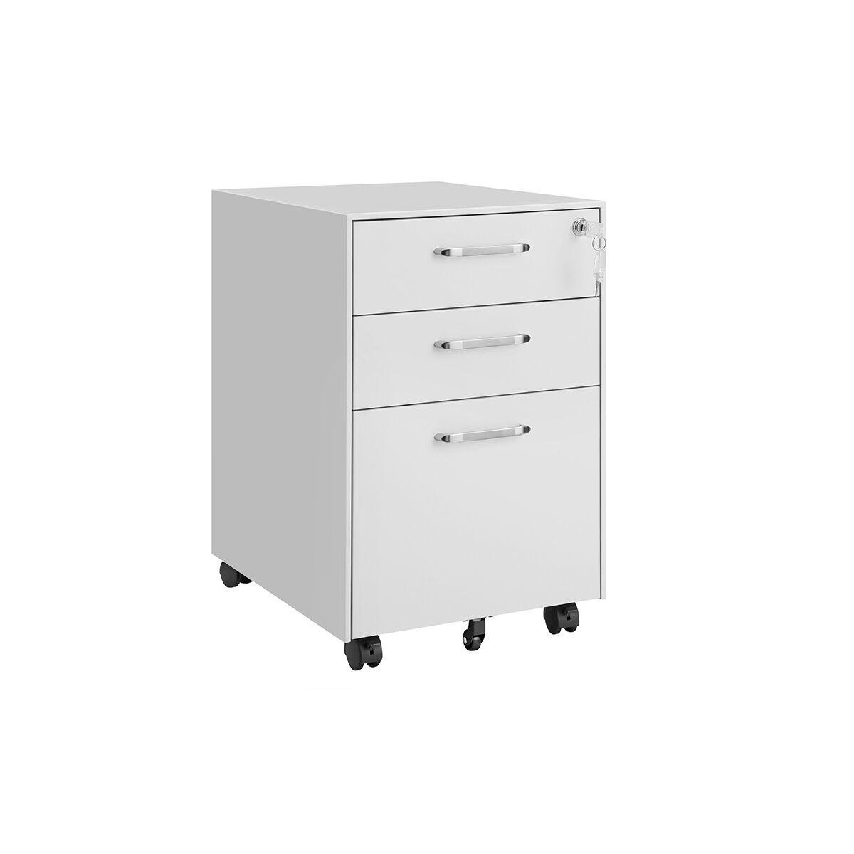 White Rolling Cabinet