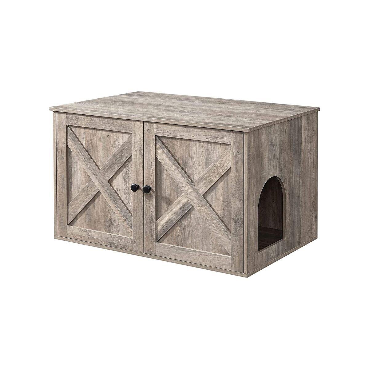 Litter Box Cabinet with Doors