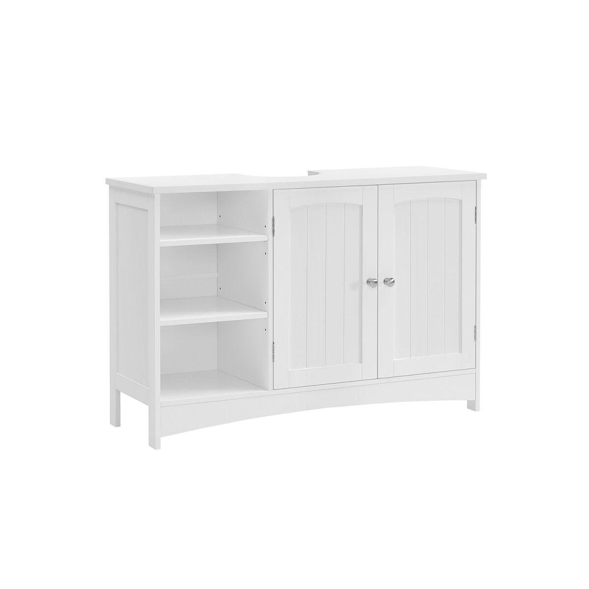 Under-Sink Cabinet with 2 Doors, White