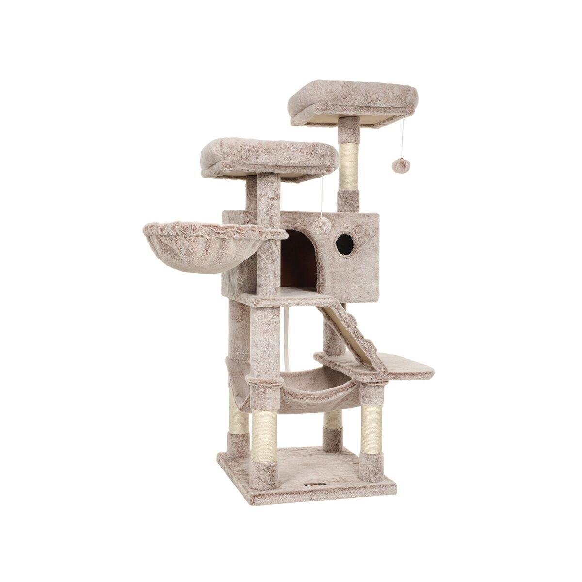 Soft-Covered Beige Cat Tree