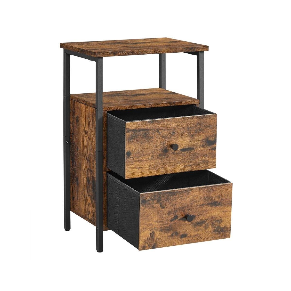 Nightstand with 2 Drawers