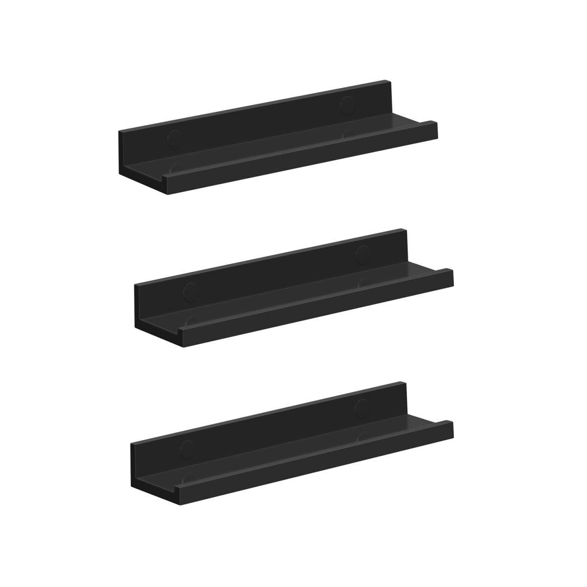 Floating Shelf with Black Front