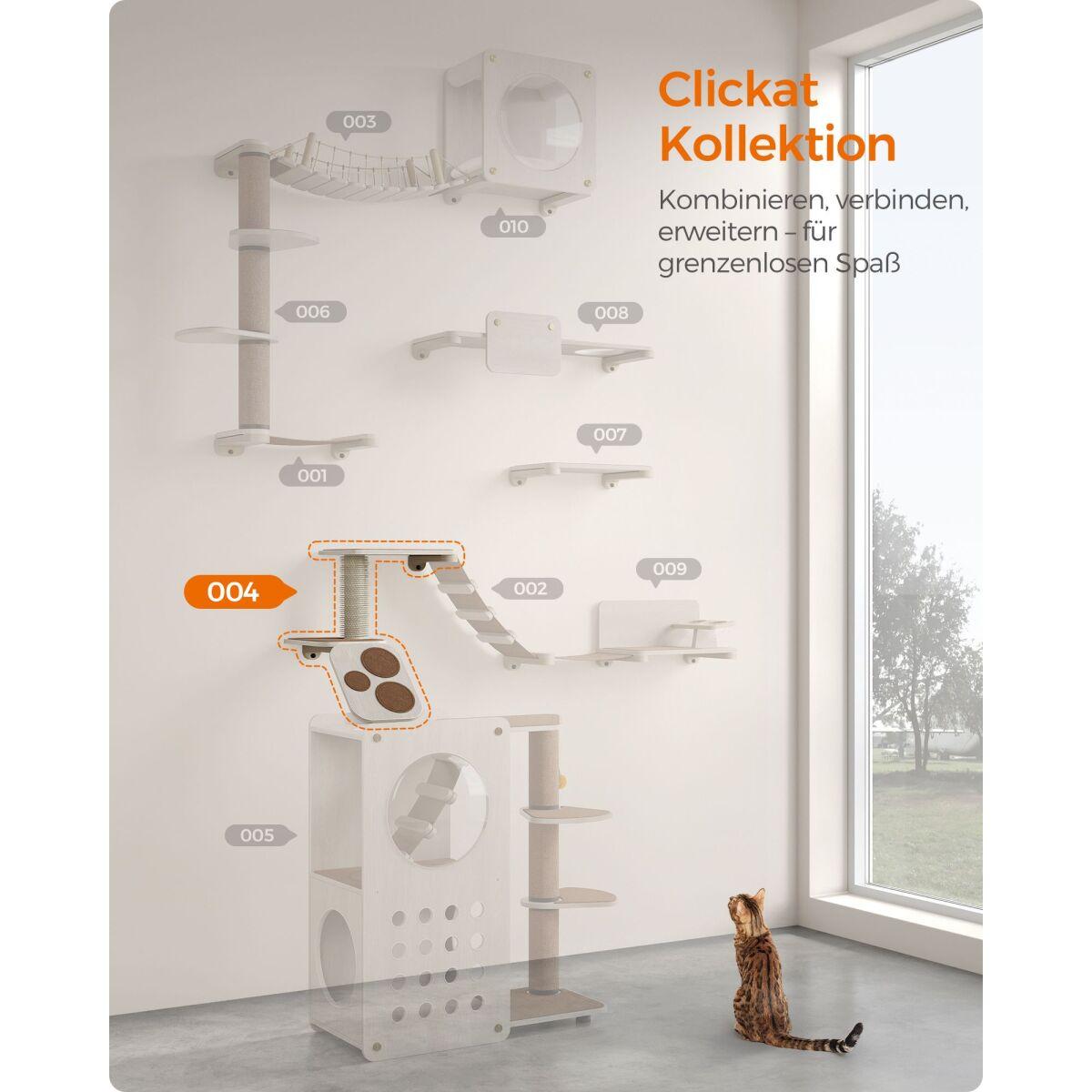 Clickat Collection – No. 004 Wall-Mounted Cat Staircase