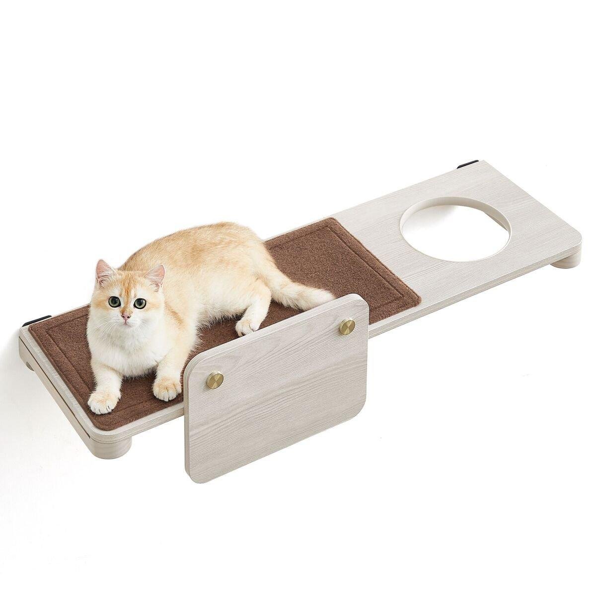 Clickat Collection – No. 008 Large Wall-Mounted Cat Shelf