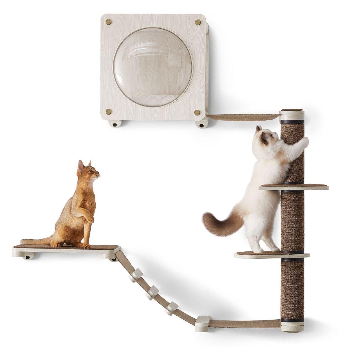 Oasis – Cat Furniture Climbing Wall 5-Piece Set