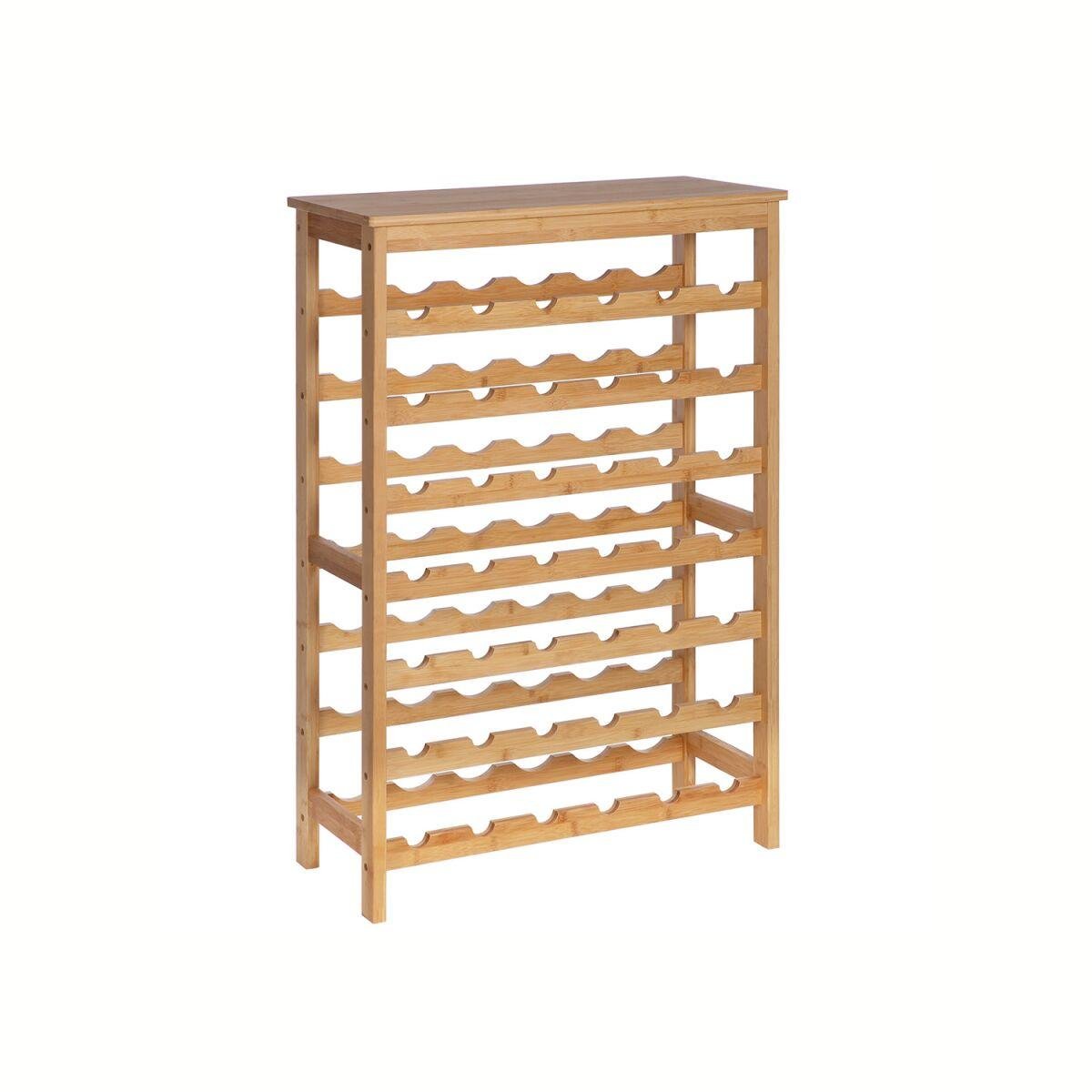 Wine Rack with 7 Tiers, Holds up to 42 Bottles