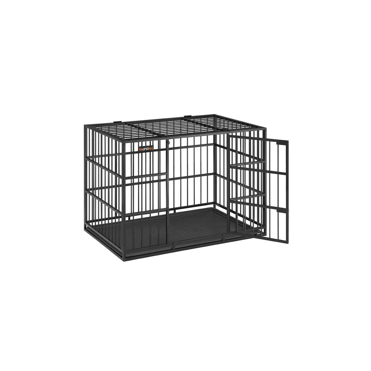 Dog Crate 107 x 70 x 75 cm with Removable Floor Tray