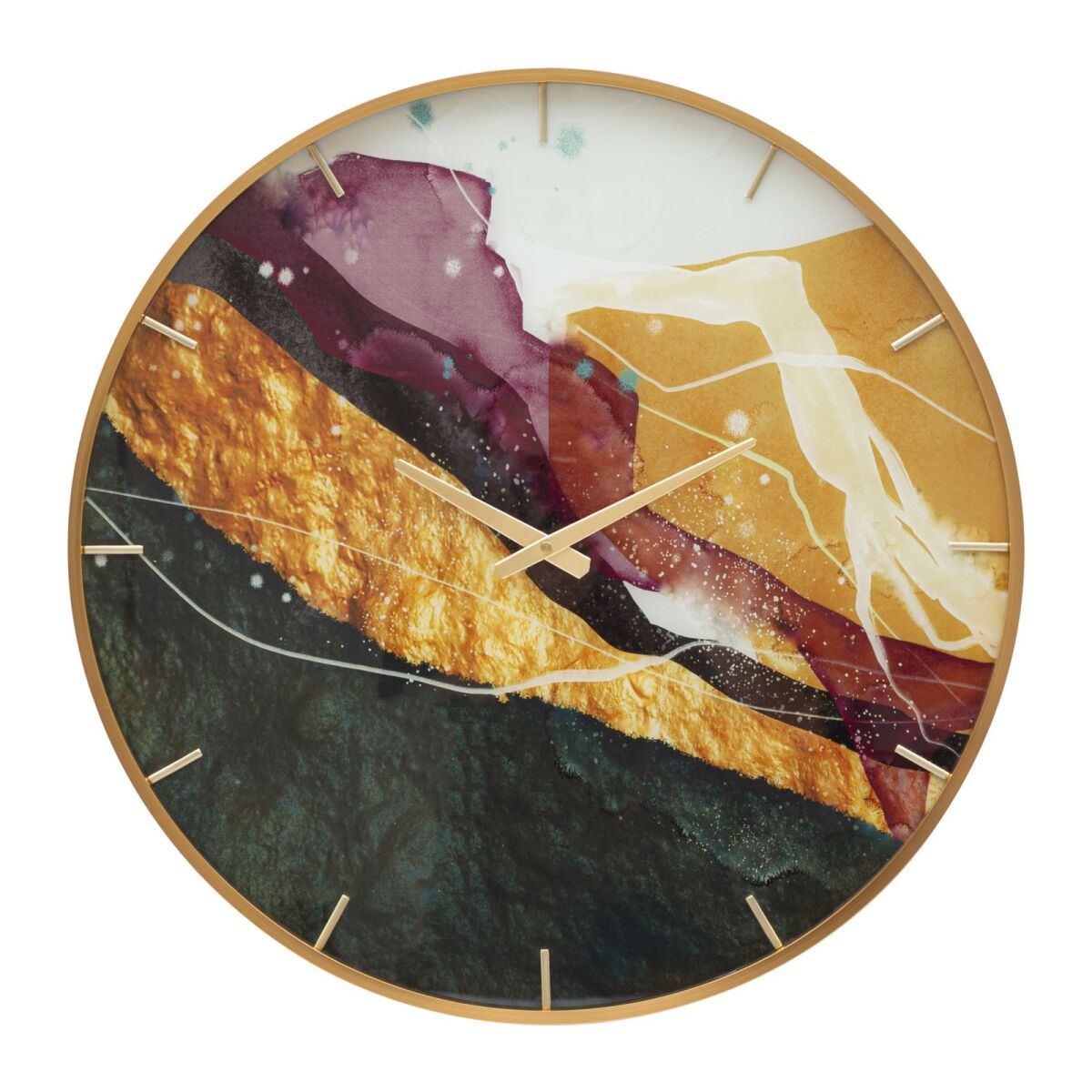 WALL CLOCK GLASS MITY CM Ø 60X5