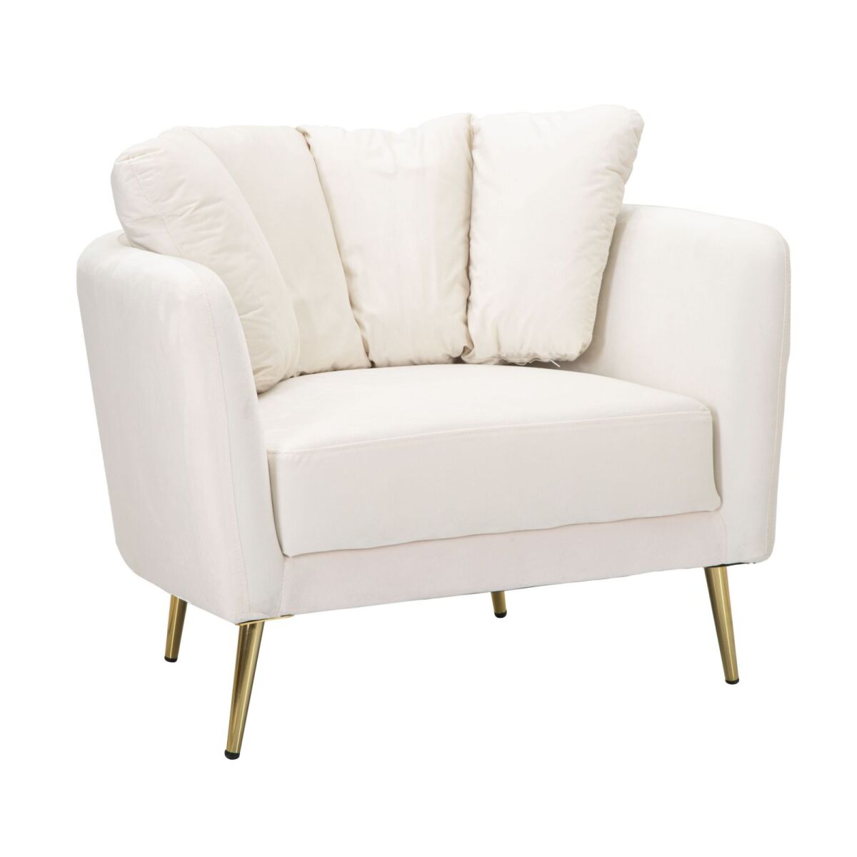 ARMCHAIR KIEV CREAM CM 88X77X74