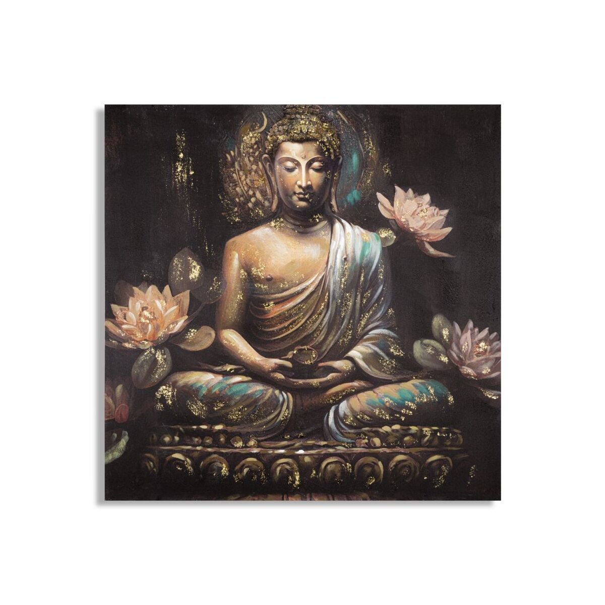 HANDMADE WALL PAINTING BUDDHA -A- CM 100X3X100