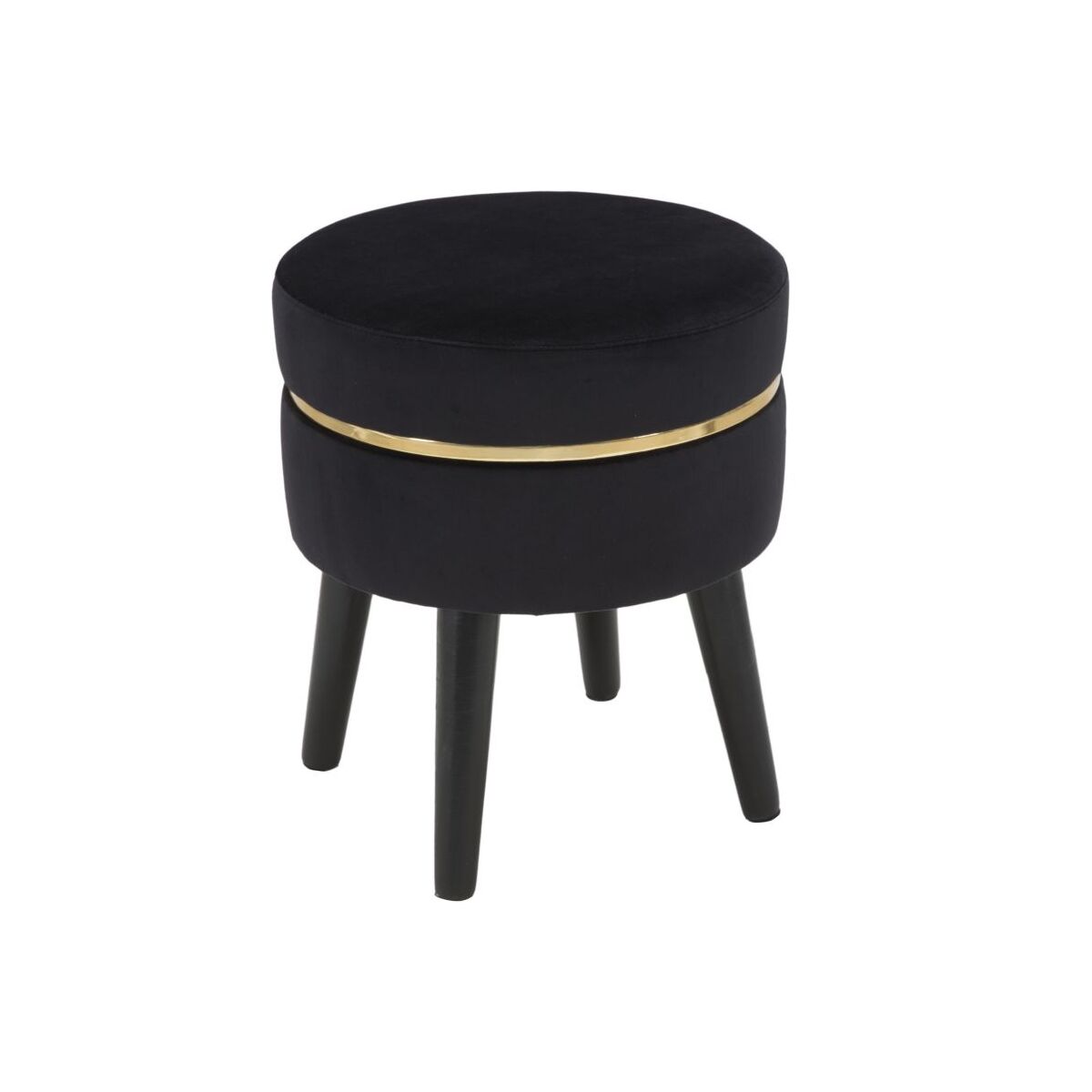 STOOL PARIS BLACK CM Ø 35X40,5