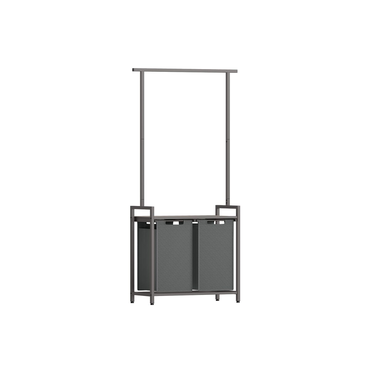 Pesukorv 2 x 46 L, Greige Mélange-Slate Gray