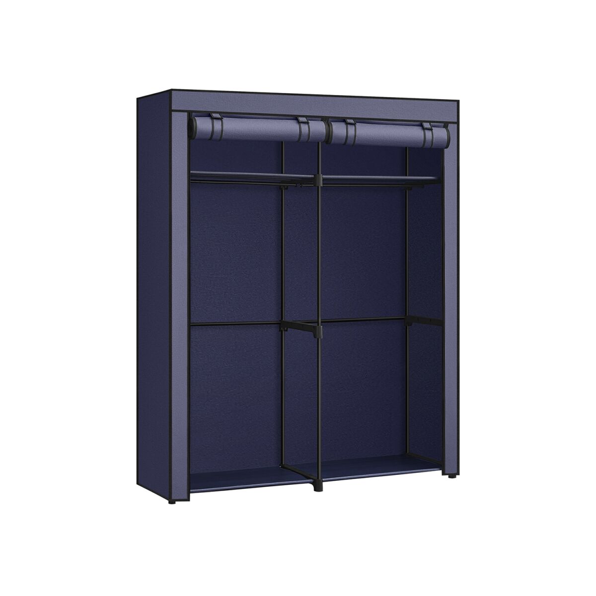 Wardrobe with Two Clothing Rails