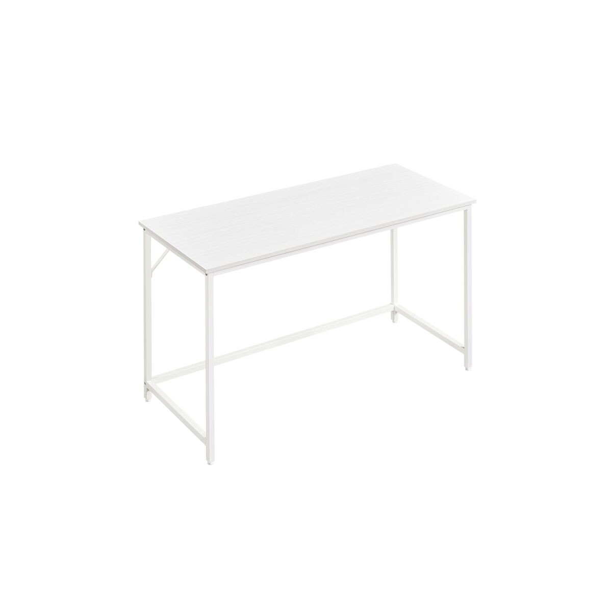 Maple White Desk with Metal Frame 60 x 120 x 76 cm