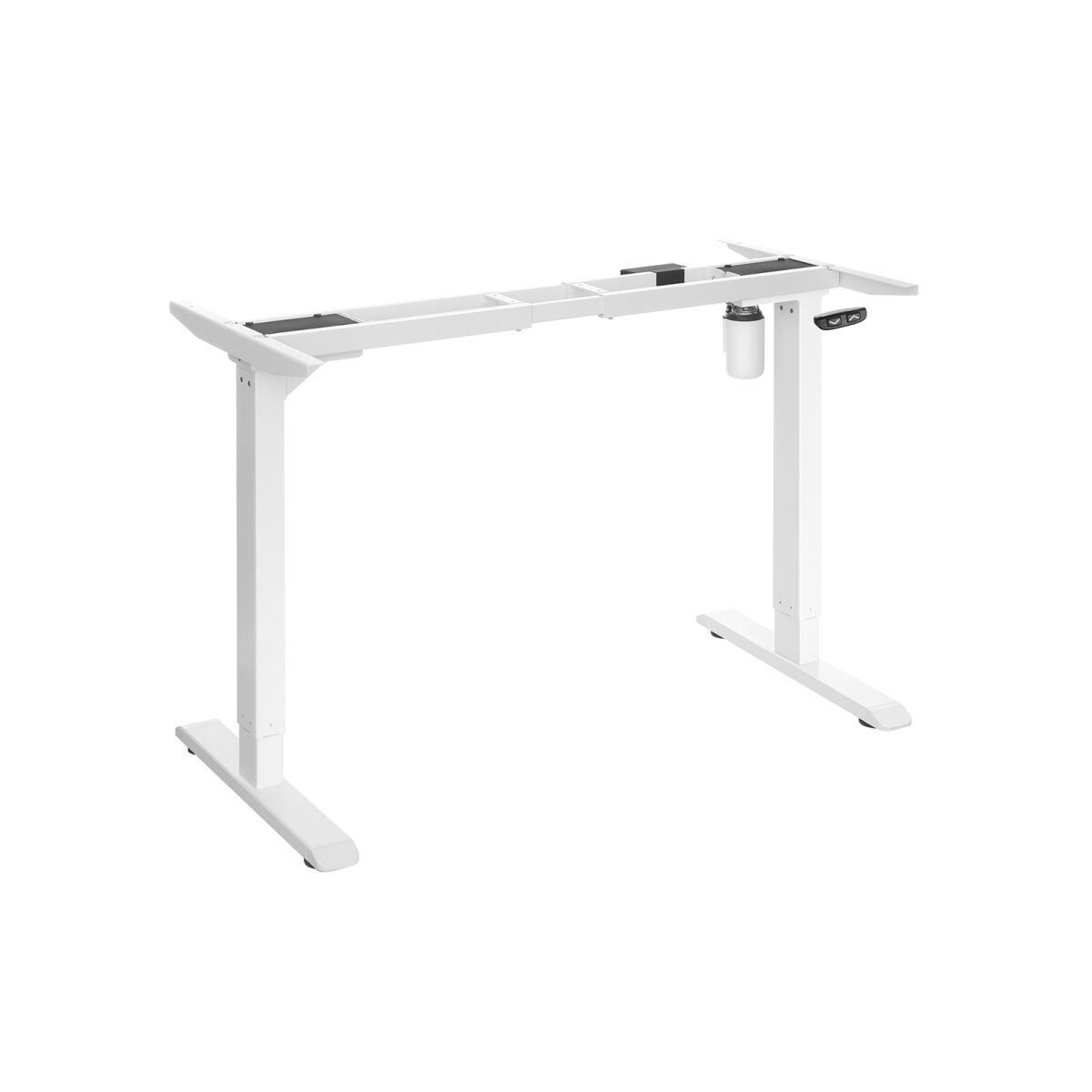 Adjustable Height White Table Frame