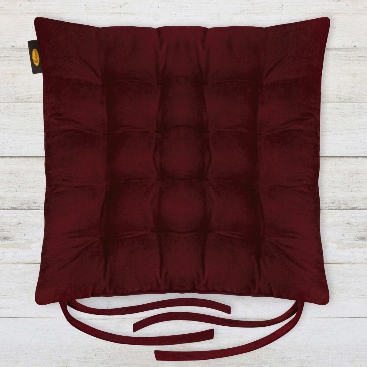 Chair Cushion Ada – Burgundy 40 x 40 x 6 cm