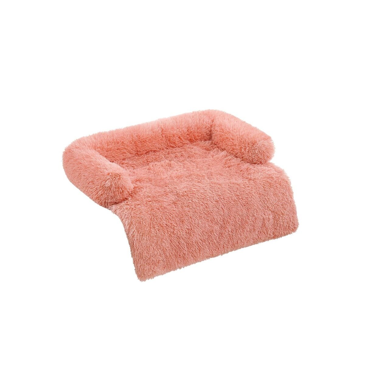 Dog Bed XL Plush 110 x 95 x 18 cm Pink